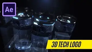 FREE 3D Tech Logo Template for Adobe After Effect + Tutorial