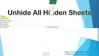 Quickly Unhide All Rows And Columns In Excel