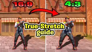 How to get True stretch in Valorant in 2025 | Valorant True stretch No ban method, No Software