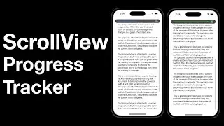 SwiftUI :Scroll Progress Tracker: Building a Dynamic Reading Progress