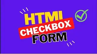 How to make html checkbox form in simple steps || Html checkbox form