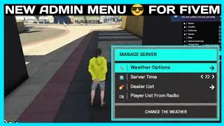 NEW ADMIN MENU 😎  *FREE* | FiveM Roleplay Scripts | FiveM Tutorial 2023 | MJ DEVELOPMENT