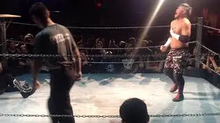 The One World Warrior Low Ki fights FREEDOMS/BJW's Masashi Takeda