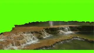 Green Screen Waterfall Effect