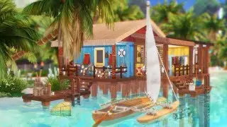 ХИЖИНА РЫБАКА 🐟 | THE SIMS 4 СТРОИТЕЛЬСТВО