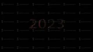 happy new year 2023 fireworks. neon light glows sky. christmas 2023. happy new bright festive day