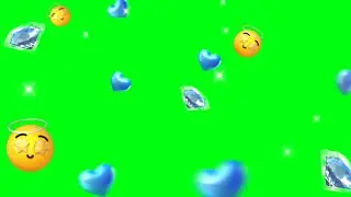 3D Diamonds Green Screen Animations Effects HD video