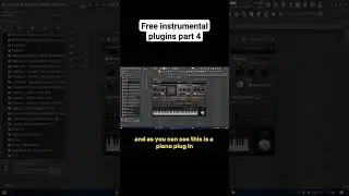 Free instrumental plugins part 4 #flstudio #producertips #producerslife #music #producerlifestyle