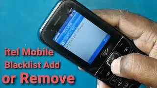 How to add blacklist or remove number in itel keypad phone itel 5081 blacklist number delete option