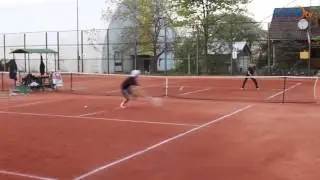 III Turniej Tenisa Ziemnego z okazji Dnia Flagi. Mielec, 02/05/2015. MECZ FINAŁOWY