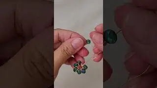 Flower Rings | earrings | Pendant | jewelry beads and copper wire | DIY
