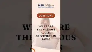 What Are The Various Access Specifiers in Java? | Java Interview Questions