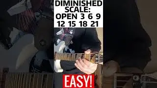 Diminished Scale - Guitar lesson #guitar #guitarlesson #guitarlessons