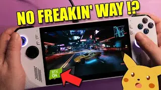 The ROG ALLY, But Ray Tracing in Cyberpunk 2077? OH COME ON!