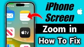 How to fix iphone screen zoomed in | iphone screen zoom problem | iphone screen stuck zoomed in