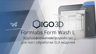 Form Wash L. Обзор на крупноформатную камеру автоматической очистки SLA моделей