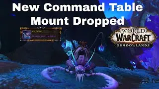 WoW ShadowLands:How To Get The Darkwarren Hardshell Mount From The Command Table