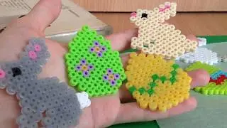 Пасхальный Яйца и Кролики из термомозаики