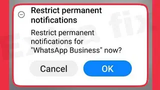 Redmi Restrict Permanently notification settings