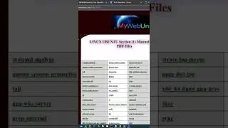 Python FPDF Module to Generate the Entire Linux Manual Pages in PDF Files