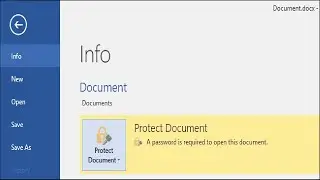 How to Password Protect Documents and PDFs with Microsoft Office