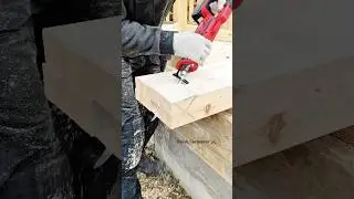 How to Cut a Large Beam at 45 Degrees with a Circular and Reciprocating Saw