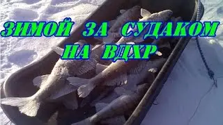 Зимой за судаком на водохранилище.