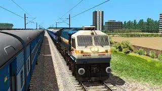 SuperFast Express Train Journey With WDP4D Indian Railways Train Simulator 2021