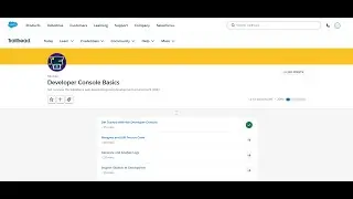 Get Started with the Developer Console ||Developer Console Basics ||