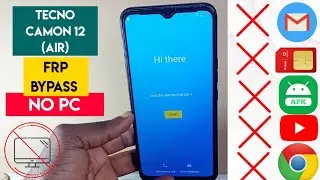 Tecno Camon 12 Cc7 Frp/Google Account Bypass Without Pc | Gmail Method Not Working