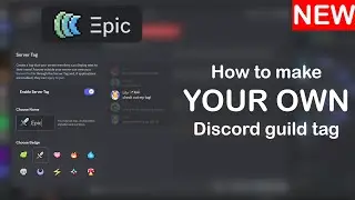 How to make YOUR OWN server tag on Discord in 2025