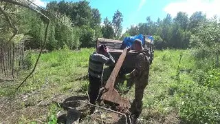 ТАЙГА. Тракторный стан !  Находки заставляют напрячь спину! Путешествие за металлом на газ 66 !