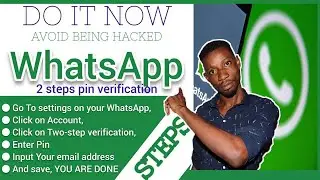 How To Avoid Being Hacked On WhatsApp | Turn 2-Step Verification on