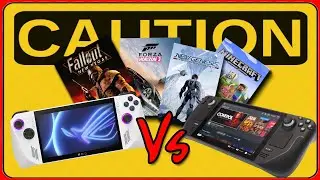 ROG ALLY Gameplay vs STEAM DECK Problem Games - 4 More Games Tested By Request