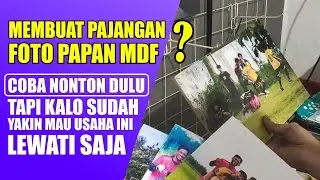 Cara Membuat Pajangan Foto Dari Papan MDF - Mudah Dan Bisa Dilakukan Sendiri Di Rumah