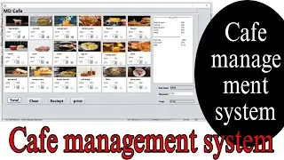 how to make cafe management system in java netbeans 