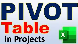 EXCEL Project → Pivot Table & Chart (2 Minutes!) 🔔 Project Stakeholder Management & Communication