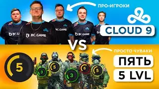 ПЯТЬ 5 LVL vs CLOUD 9 В ПОЛНОМ СОСТАВЕ