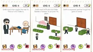 Brain Test 2 Agent Smith Level 11 12 13 14 15 Walkthrough