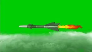missile Green Screen video HD Footage No copyright