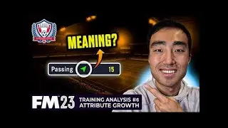 FM23 Training Analysis 6 - Attribute Growth