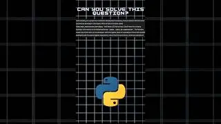 Python problem solving : finding the senior developer 🔥 #coding