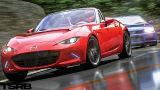 Beating an R34 in a Miata on the Touge...