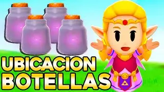 Todos los FRASCOS FEERICOS de Zelda Echoes of Wisdom (Ubicacion de todas las Botellas)