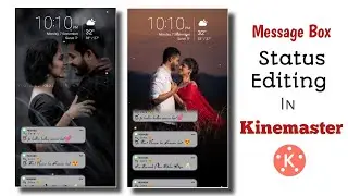 Kinemaster se Message Box status kaise banaye | How to make Message Box Lyrics Status in Kinemaster