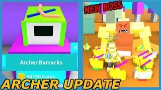 New Update! Archer Troops And Desert Boss In Roblox Army Control Simulator