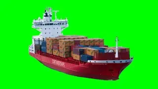 Green screen effect ship crush