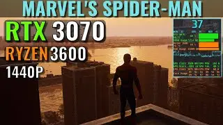 Marvel's Spider-man - RTX 3070 - Ryzen 5 3600 - Benchmark - 1440p