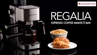 How to use regalia espresso coffee maker 5 bar | Wonderchef