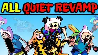 Friday Night Funkin VS Pibby Finn - All Quiet Revamp | FNF Adventure Time (Pibby/FNF/Cover)